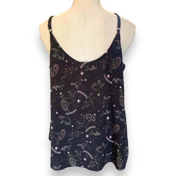 Torrid 1 (1X 14/16) Harry Potter Constellation Stretch Challis Ava Cami Tank Top - Picture 5 of 5